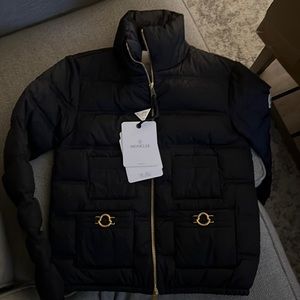 Black XS Moncler jacket (NWT)